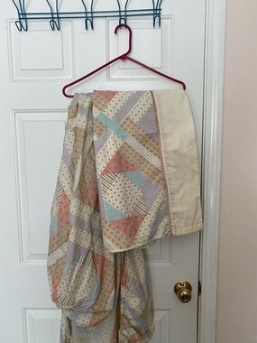 Rare vintage patchwork twin sheets